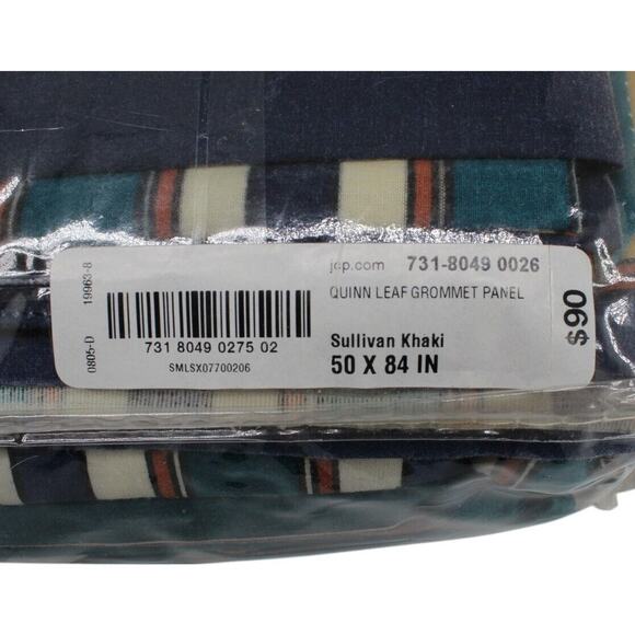 NOS Quinn Leaf Sullivan Khaki Mallard Ducks 50x84 Grommet Panel/Valance JC Penny - Picture 6 of 10